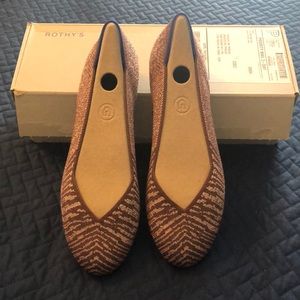 NEW Rothy’s Desert Metallic Size 9.5